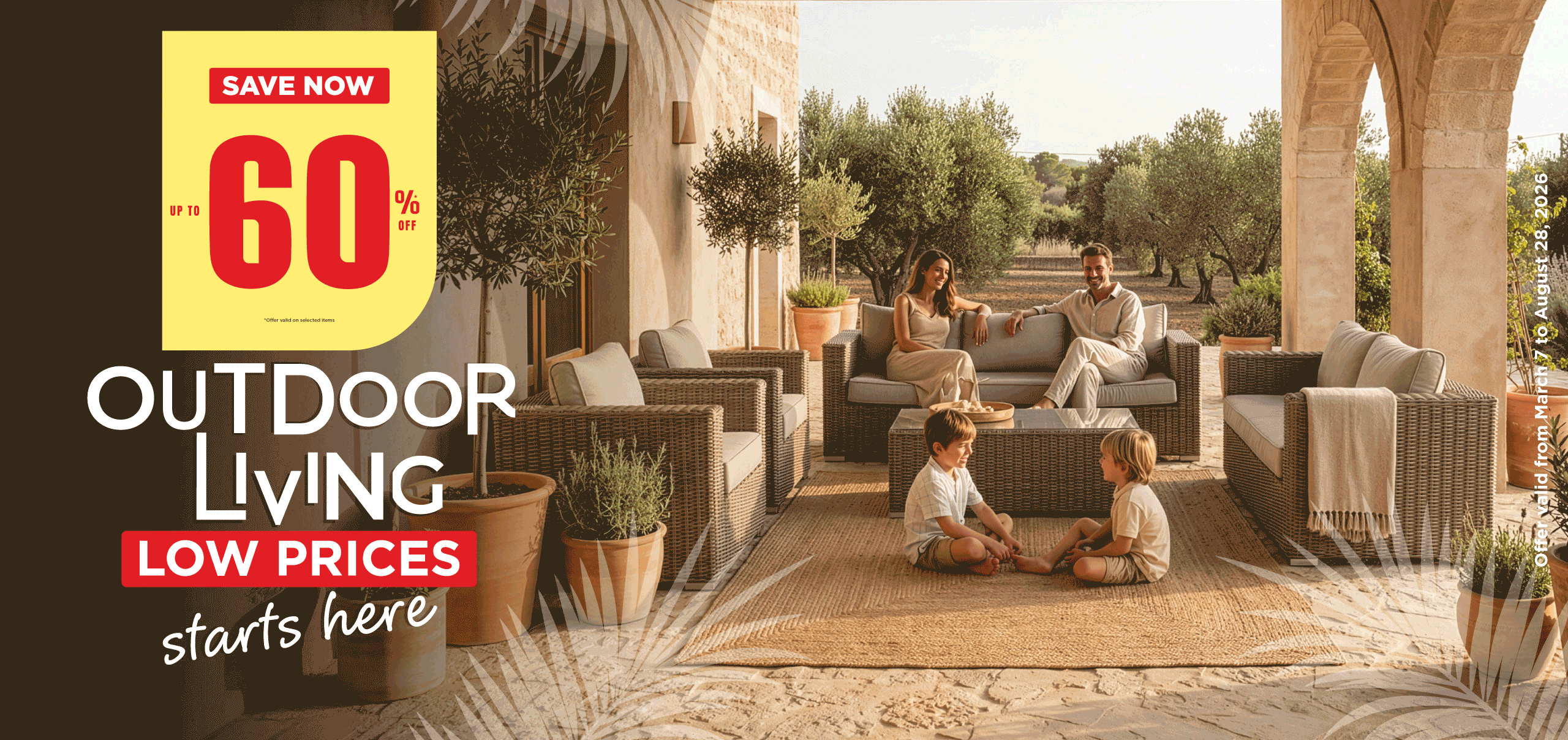 Outdoor Living Campaign Banner