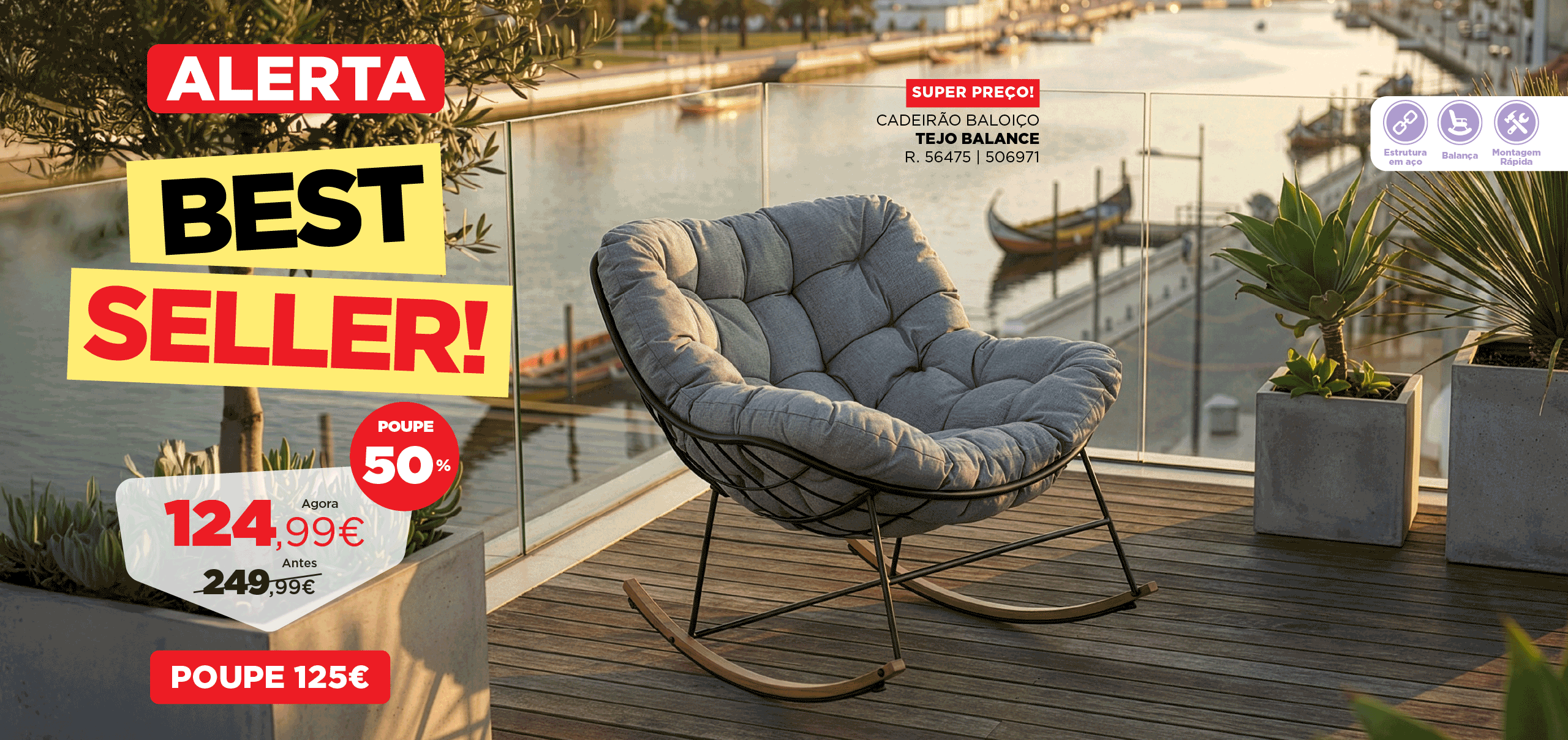 Campanha Ar Livre Promoção Cadeirão Tejo