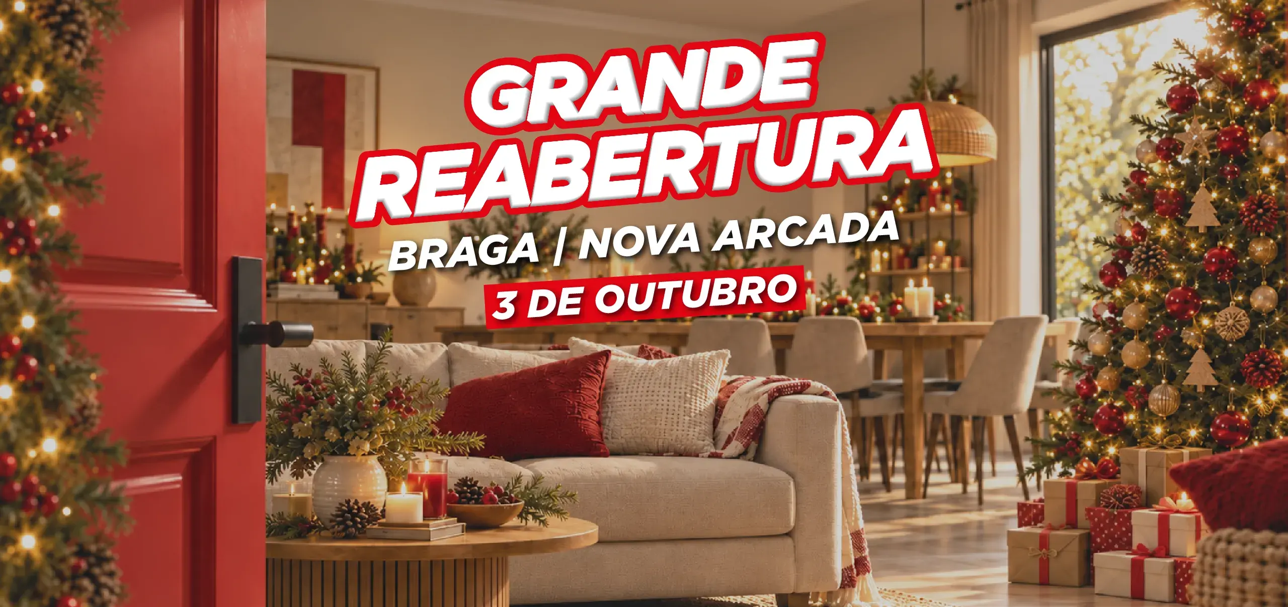 Banner Reabertura Loja Espaço Braga