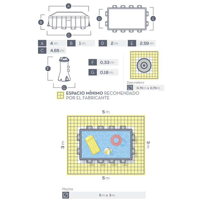 Piscina INTEX 400x200x100cm - Image 3