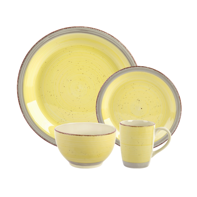 Serviço Mesa 16 Peças RUSTIK Amarelo - Image 3