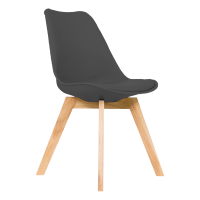 PRÉ-RESERVA Cadeira NORDIC WOOD Cinza Escuro [15.09.25]