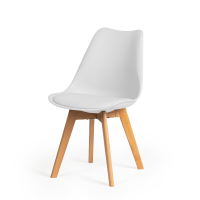 Cadeira NORDIC WOOD Branco LEVE 4 PAGUE 3