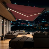 PRÉ-RESERVA Toldo Retrátil MARNE Bordeaux 400x300cm [01.09.25]